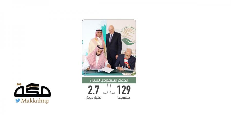 28 مشروعا سعوديا لدعم لبنان